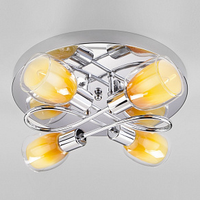 Потолочная люстра Eurosvet Potpourri 30151/4 желтый