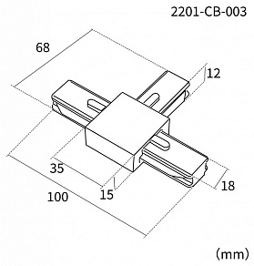 Соединитель T-образный для треков Favourite Practica 2201-CB-003
