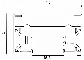 Трек накладной Hesby Lighting Skylite 0027