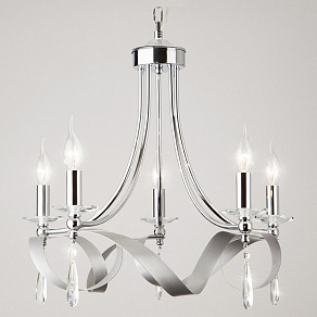 Подвесная люстра Eurosvet Adelia 60064/5 хром