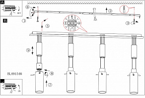 Подвесной светильник Eglo Aggius 91546
