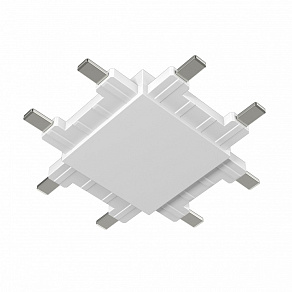 Соединитель X-образный для треков накладных SWG PRO SLIM CN-SLIM-WH-X