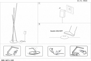 Торшер Eglo ПРОМО Parri 96324