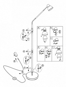 Торшер Globo Pixie 24186