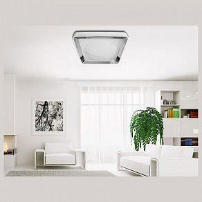 Накладной светильник Ambrella Sand 1 FS1218 WH/WH 112W+36W D650*650