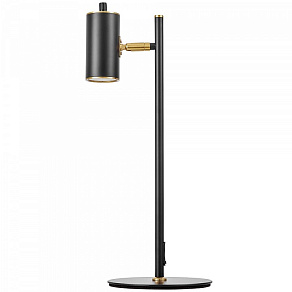 Настольная лампа офисная LUMINA DECO MIRRA LDT 7731-1 BK+MD