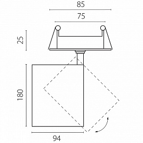 Спот Lightstar Canno Pro C4407RS