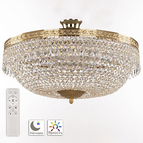 Потолочная люстра Bohemia Ivele Crystal 1901 19011/55IV/LED-DIM G