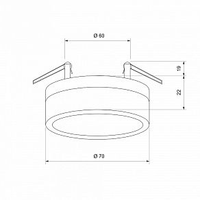 Встраиваемый светильник Elektrostandard 2205-2206-2207 a038997
