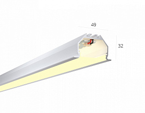 Встраиваемый светильник 6063 LINE 4932 IN 0412847