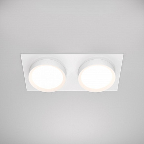 Встраиваемый светильник Maytoni Hoop DL086-02-GX53-SQ-W