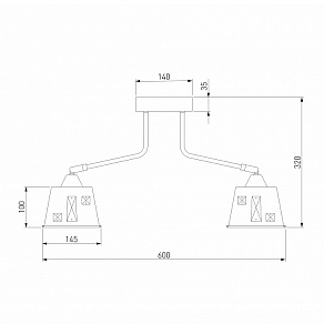 Потолочная люстра Eurosvet Benna 70105/5 шампань