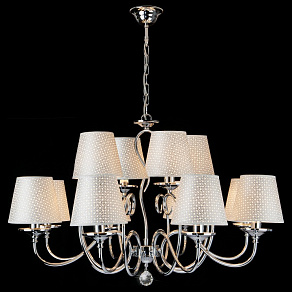 Подвесная люстра Eurosvet Fresa 70068/12 хром