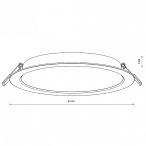 Встраиваемый светильник Nowodvorski Mykonos Led 10545