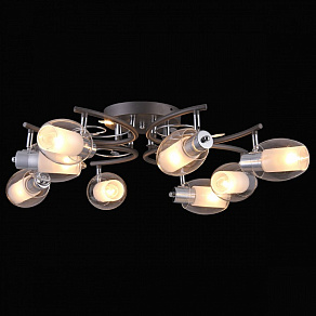 Потолочная люстра Natali Kovaltseva 75037 75037-8C CHROME, GRAY