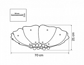 Накладной светильник Lightstar Lobo 804040