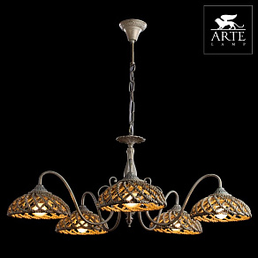 Подвесная люстра Arte Lamp Twisted A5358LM-5WG