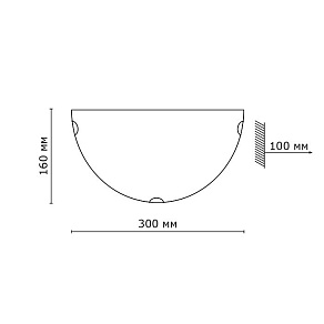 Накладной светильник Sonex Halo 57