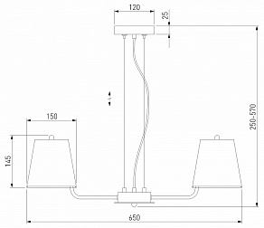 Подвесная люстра Eurosvet Amaretto 60155/5 хром