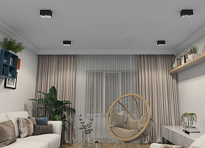 Накладной светильник Denkirs DK3030 DK3085-BW+BK