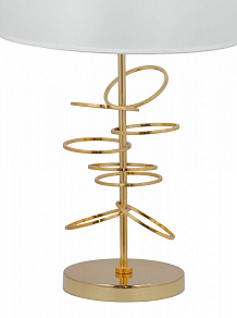 Настольная лампа декоративная LUMINA DECO Milari LDT 5530 F.GD+WT