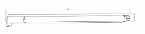 Накладной светильник Maytoni Basis TR000-1-24W3K-W