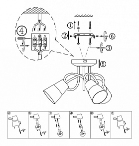 Потолочная люстра Globo Tieka 56185-3D