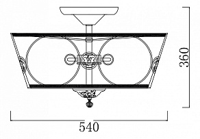 Светильник на штанге Maytoni Letizia ARM365-04-R