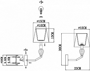 Бра EVOLUCE Balnea SLE1116-101-01