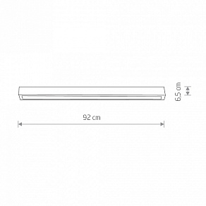 Накладной светильник Nowodvorski Straight Ceiling Led M 7598
