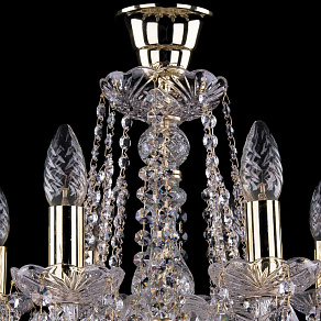 Подвесная люстра Bohemia Ivele Crystal 1413 1413/8/165/G/Tube