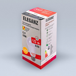 Лампа светодиодная Eleganz  E27 15Вт 4500K 1380