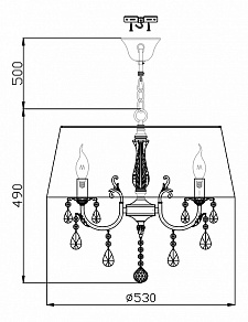 Подвесной светильник Maytoni Cannella ARM388-03-R