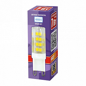 Лампа светодиодная Jazzway  G9 7Вт 4000K PLED-G9 7W 4000K