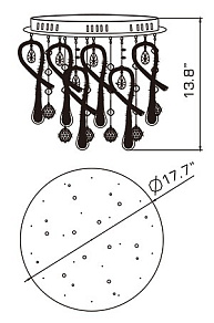 Накладной светильник Mantra Class 0725
