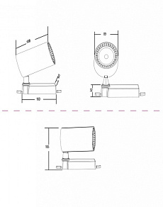 Светильник на штанге Maytoni Vuoro TR029-3-30W3K-W