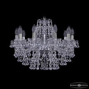 Подвесная люстра Bohemia Ivele Crystal 1409 1409/10/195 Ni