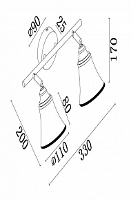 Спот Freya Jasinta FR2272-CW-02-BS