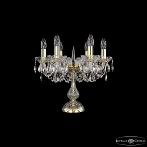 Настольная лампа декоративная Bohemia Ivele Crystal 1402 1402L/6/141-39 G