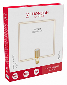Лампа светодиодная Thomson Deco Square E27 16Вт 2700K TH-B2402