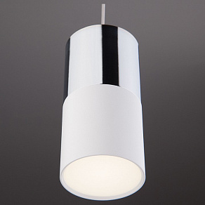 Подвесной светильник Eurosvet Mini Topper 50146/1 хром/белый