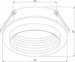 Встраиваемый светильник Elektrostandard Senso a064250