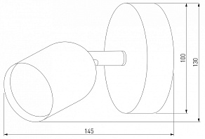Бра TK Lighting Top 3309 Top Black Gold