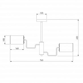 Люстра на штанге Bogate's Pallada 293/6