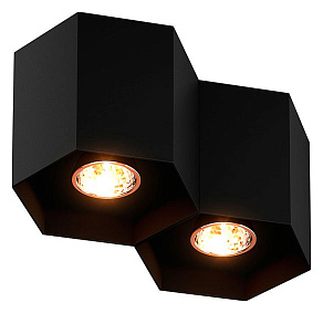 Накладной светильник Zumaline Polygon 20036-BK