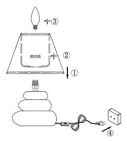 Настольная лампа декоративная Globo Travis 21685