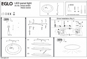 Накладной светильник Eglo ПРОМО Salobrena-C 97961