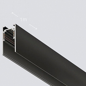 Трек накладной Luminotti SLIMLINE L.200.3M.BK.3