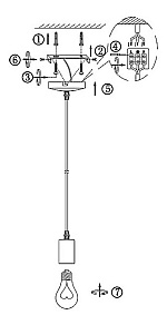 Подвесной светильник Globo Noel A12