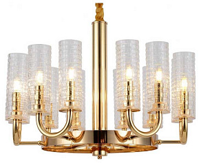 Подвесная люстра LUMINA DECO Donatti LDP 8011-12 F.GD